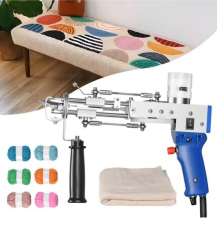 2 en 1, pile coupée et pile bouclée, Pistolets électriques tapis, machine tricoter