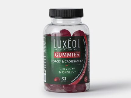 Gummies force et croissance cheveux et ongles goût framboise