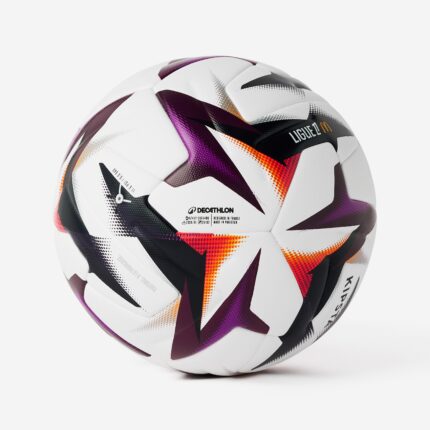 KIPSTA Ballon de football cousu machine TRAINING BALL taille 5 blanc